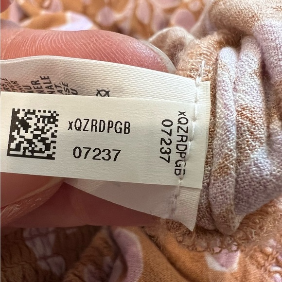 Aerie Floral Print Women's Flowy Jogger Style Pants Sz M Bronze Brown - Picture 11 of 14